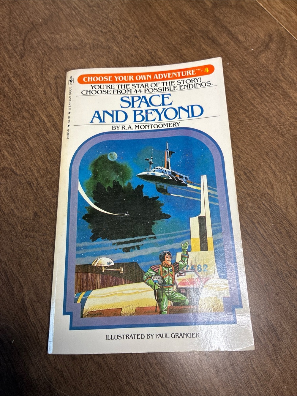 Space And Beyond #4 Choose Your Own Adventure RA Montgomery 1981 VTG 6th Print